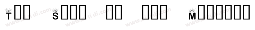 The Star in the Mid字体转换